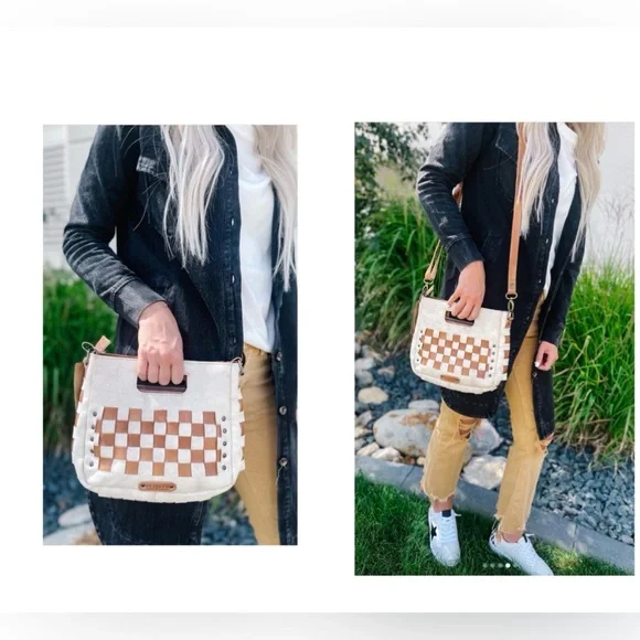 NWT Bed Stu Leather Keiki Crossbody Bag Handbag Nectar Lux Tan Rustic MSRP $235 - Picture 12 of 12